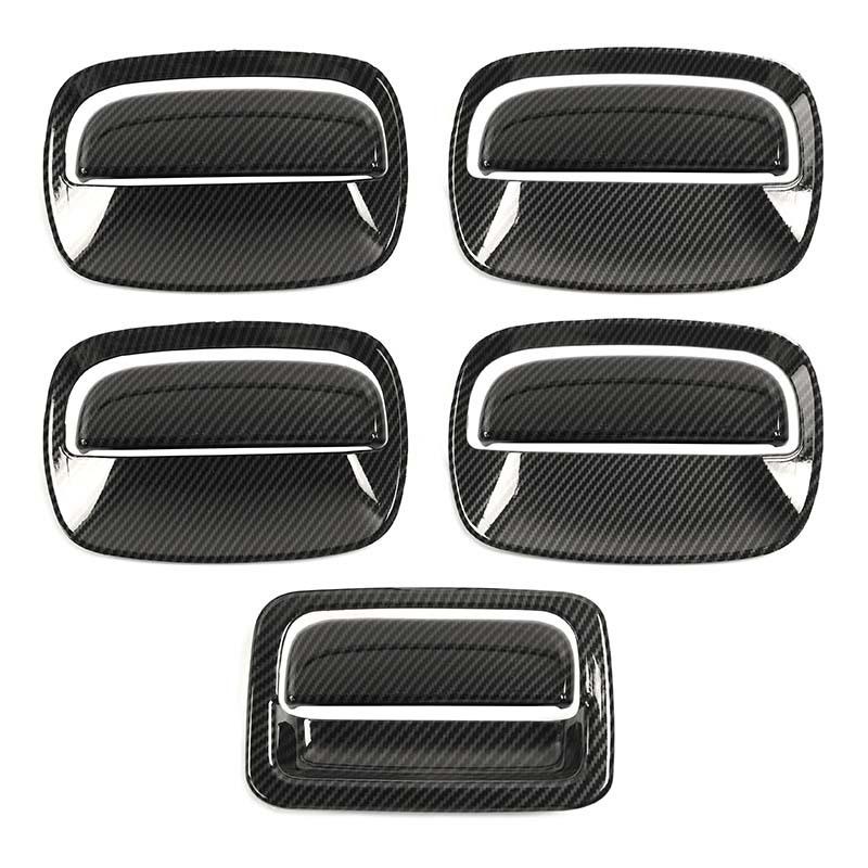 Car Door Tailgate Handle Shell Decoration Cover Stickers For Suzuki Jimny 2019 Up Exterior Accessories