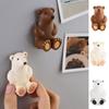 Bear Toothbrush Rack Suction Cup Polar Bear Toothbrush Holder Cute   Bathroom
