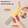 Foot Cleaning Brush Toe Gap Scrubber & Exfoliator with Long Handle Soft Silicone Bristles for Pedicure Shower & Travel Use