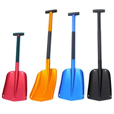 Collapsible Snow Shovel Aluminum Lightweight Snow Removal Tool Retractable 24.8'' To 32'' Snow Shovel