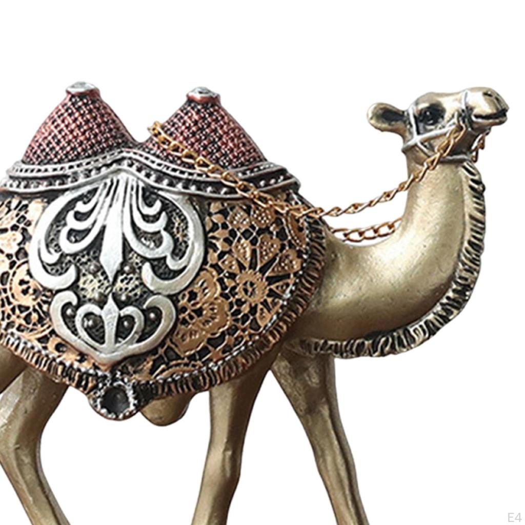 Camel Figurine Resin Art for Home And Office Display