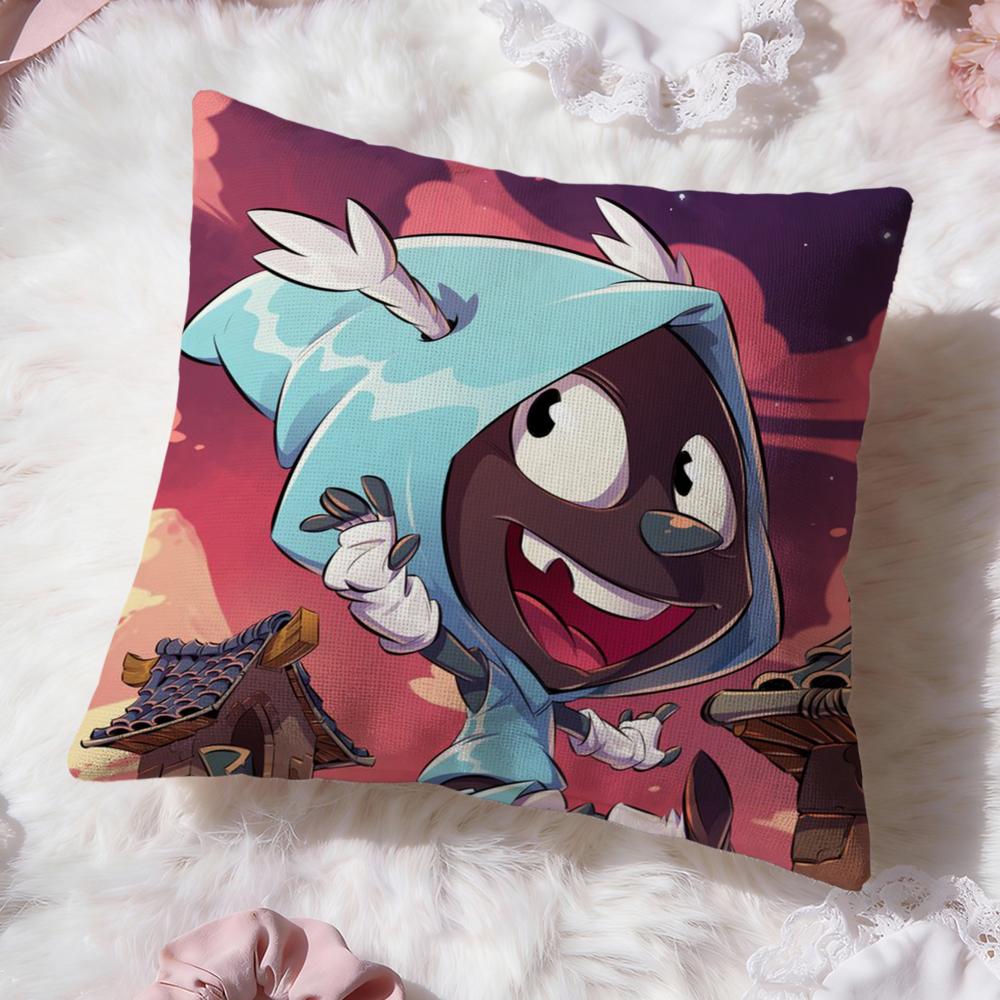 Game D-Dofus Cushion Cover Premium Comfort Reversible Pillow Cove -Two in One Design for Any Room & Car Interior