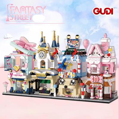 Mini Blocks Kids Building Toys Puzzle Street Girls Holiday Gift Home Decor 51001 51002 51003 51004