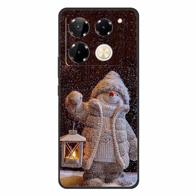 2024 Christmas Phone Cases For Infinix Note 40 Pro 4G 5G Cases Soft TPU Silicone For Note 30 4G  5G  Infinix Note 40Pro 30Pro 4G