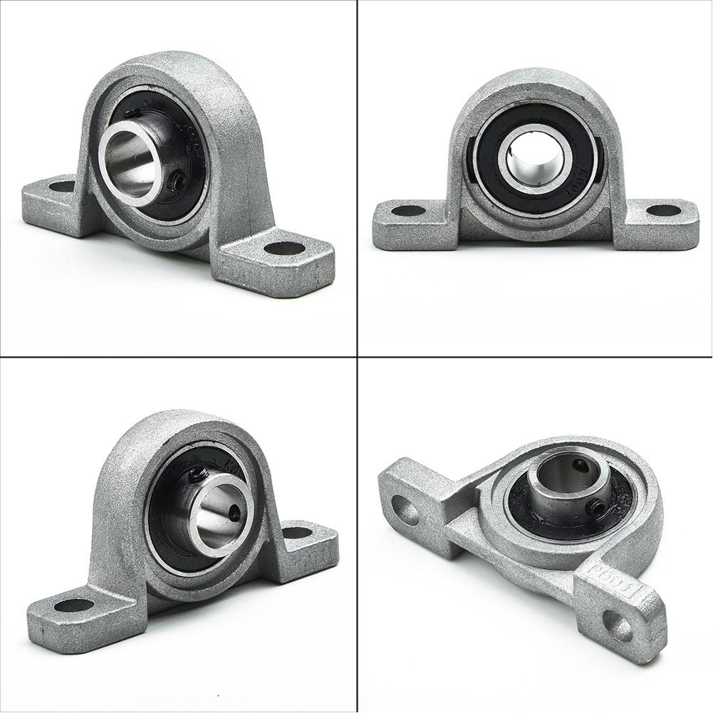 KP001 Spherical Roller Mounted Pillow Block Bearing 1PCS Zinc Alloy Block Bearing with Bore Ball Shaft for Multiple Industries