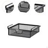 Under Shelf Storage Basket Clothing Sorting Rack Sturdy Multiuse Underwear Box for Home