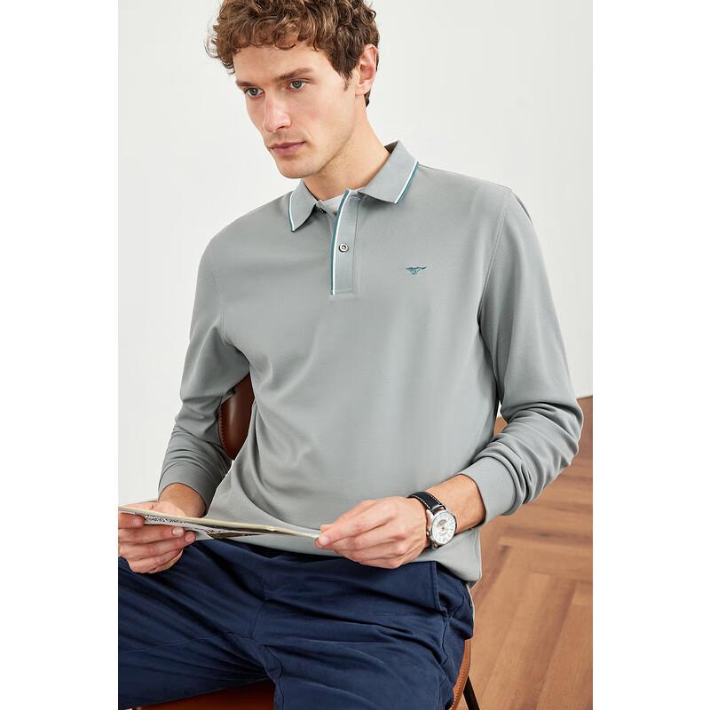 Septwolves Men's Warm Oxygen Long-Sleeve Polo Shirt