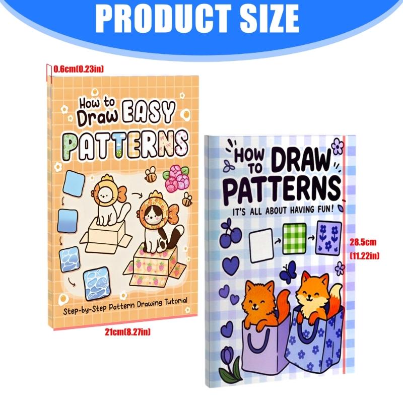 Beginner Sketching Workbook Educational Fun Coloring Book Step by Step Drawing Tutorial Book For Toddler Children Adult