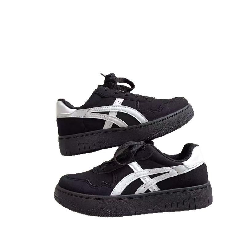 Niche retro gray women's summer new platform sports casual board shoes