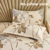 3PC Printed Bed Skirt Set 1Bed Skirt+2Pillowcases Floral Lace Bed Skirt Breathable Soft Bed Cover Bedding Set 360 ° Anti Slip Mattress Protector Cover