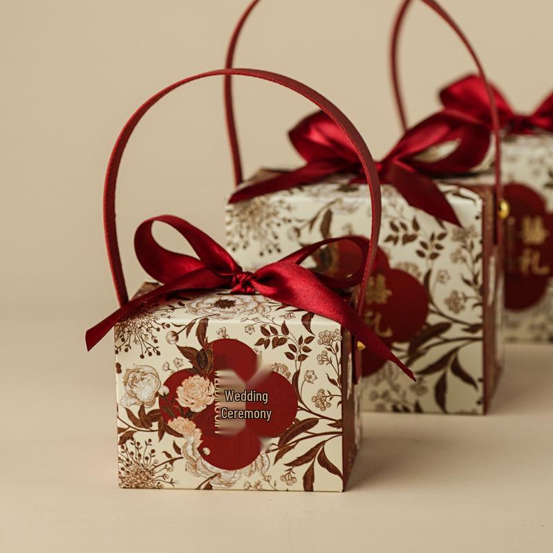 

Elegant Chinese Wedding Favor Candy Box Sample Set (1pc each size)