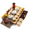 Hot Sale Yixing Ceramic Kung Fu Tea Set Solid Wood Tray Teapot Tea Suit Chinese Tea Ceremony Kung Fu Set