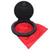 Black Deck Plate Kit Round Deck Hatch Cover with Red Waterproofing Bag for Kayak Boat Fishing Rigging 8 Inch