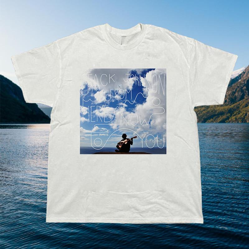 Jack Johnson From Here To Now To You T Shirt Full Size S-5XL S разноцветный