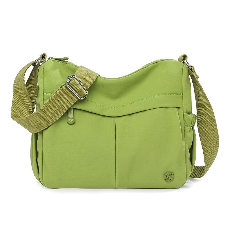 Leichte Nylontasche Sommer neue Damentasche Street-Trend Schulter Messenger Bag lässige literarische Muttertasche