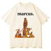 Men Women Print Funny Robert Help Marcus The Worm Summer T Shirt Aesthetic Oversized Short Sleeve Tees T-shirts Clothing