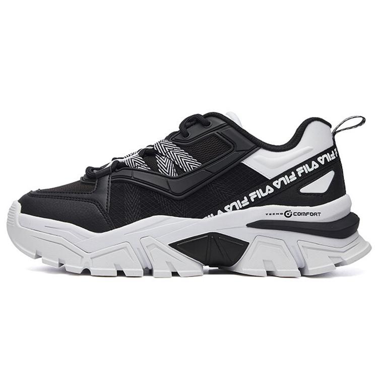 New FILA Buffer Low Running Shoes Black/White Women's F12W114119FBK