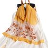 Silk Women Scarf Warm Wool Shawls Lady Wraps Floral Pashmina Embroidery Scarves Foulard Hijab  Long Female Hair Bandana