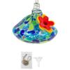 Droplet Shaped Bird Feeder Glass Ball Water Container Easy To Clean Hummingbird Feeder  For Window