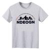 Men Urban Retro Number Print T‑Shirt Short‑Sleeve Crew Neck Casual Daily Summer Loose Tee