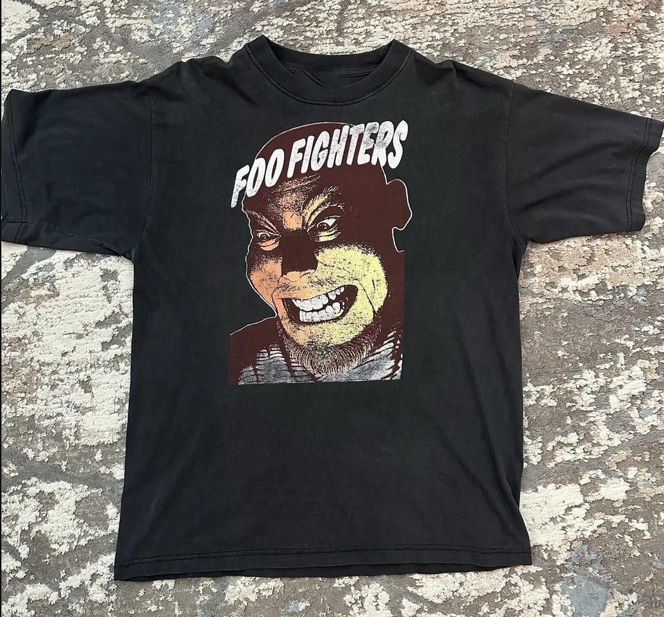 Vintage 1995 Foo Fighters Euro Boot tričko velikost S-4XL