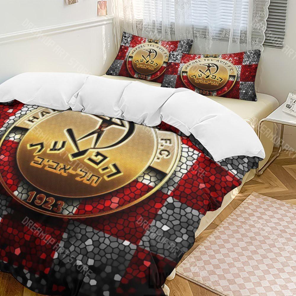 3D Druck Hapoel Tel Aviv Bettwäsche Set Twin Queen King Full Size Bettbezug Kissenbezug Bett Jungen Mädchen Erwachsene Heimtextilien