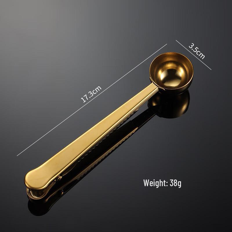 ZISIZ Multi-Purpose Coffee Scoop and Bag Sealing Clip Set