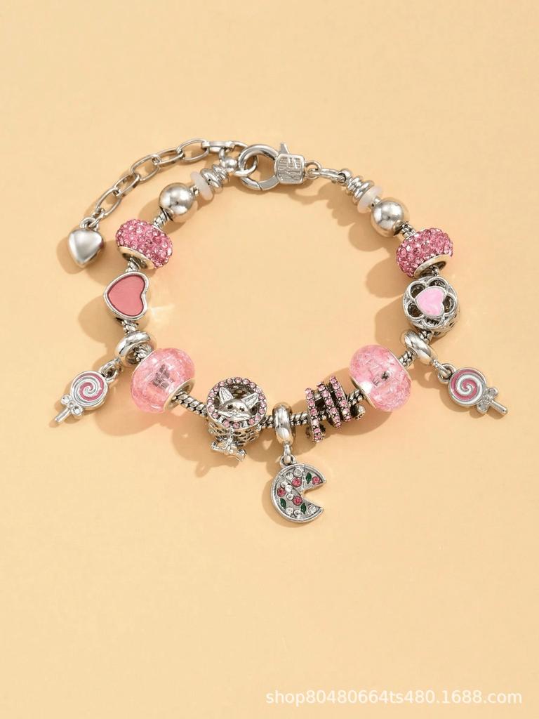 Fashion Multi-Element Rhinestone Beaded DIY Bracelet Jewelry