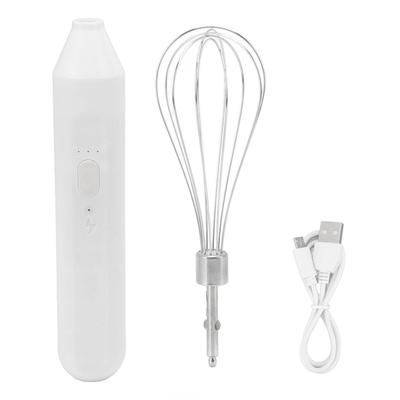Batător de ouă electric, de mână, cu încărcare USB, Spumator de lapte, Mixer portabil de băuturi fără fir cu inox