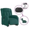 Vidaxl Lift Recliner Massage Chair, Electric, Reclining, Green
