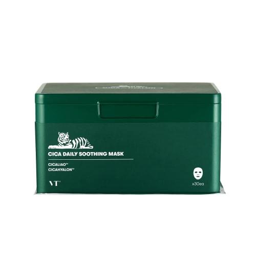 

VTCOSMETICS [Genuine Product] Cica Daily Soothing Mask Face Mask 30 Sheets (x 1) Moisturizing Sensitive Skin Dry Skin Skin Care Rough Skin Care Pore C