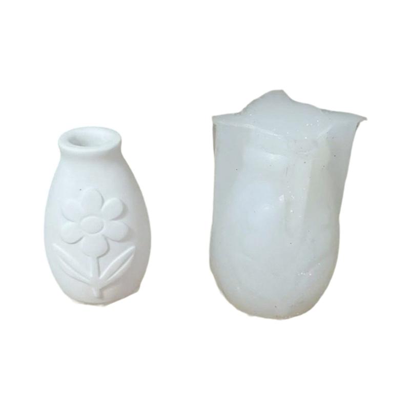 Flexible Silikon-Vasenform Kinder Bastelwerkzeug Mehrzweck Mini Blumengesteck Kunstbedarf Form