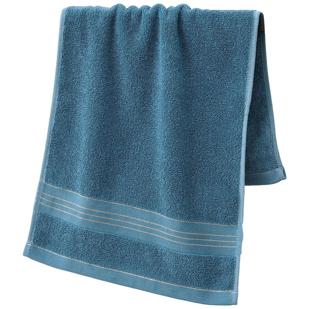Bath Towel Washcloth Cotton Towel Solid Color Soft Absorbent Towels Multipurpose Use For Hotel Bathroom Highly Absorbent