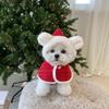 Dog Hoodie Christmas Pet Cloak Ears Hooded Bib Cape Christmas Dog Coat With Hood