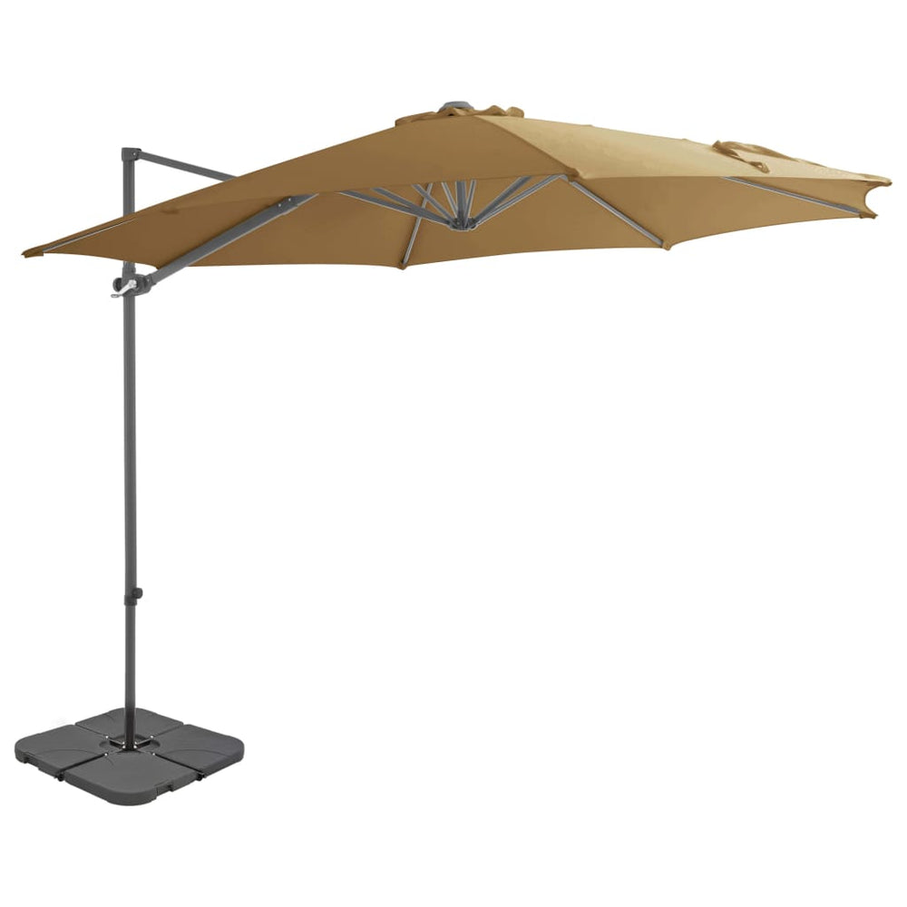 Parasol de jardin avec base portable