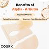 COSRX Die Alpha-Arbutin Verfärbungspflege Hydrogelmaske 34g*3 Stück