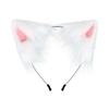 Costume Cosplay Gatto Maschera+Coda+Guanti Volpe Set Accessori Costume di Halloween Tema Lupo Therian Accessori per Travestimento