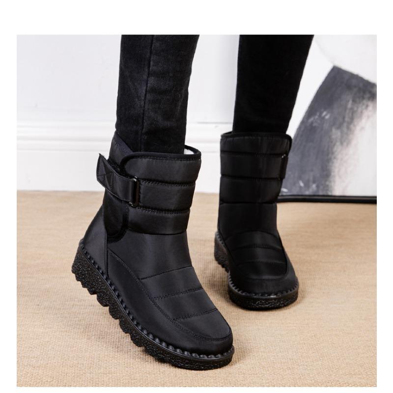 2025 New Arrival Women's Thermal Snow Boots with Velcro Closure, Waterproof, Size 44, Casual Women's Boots