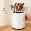 360° Rotating Minimalist Kitchen Knife and Utensil Holder
