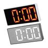 Digital Alarm Clock LED Mirror Electronic Clock USB Power Temperature Humidity Monitors Alarm for Ho
