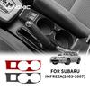 Autocollant de Garniture Intérieure Style Fibre de Carbone pour Subaru Impreza 2005 2006 2007 Conduite à Gauche Cadre Porte-Gobelet
