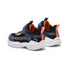 Anta Kids Non-Slip Wear-Resistant Low-Top Running Shoes Kids sneaker Black Purple Orange A312429977-4