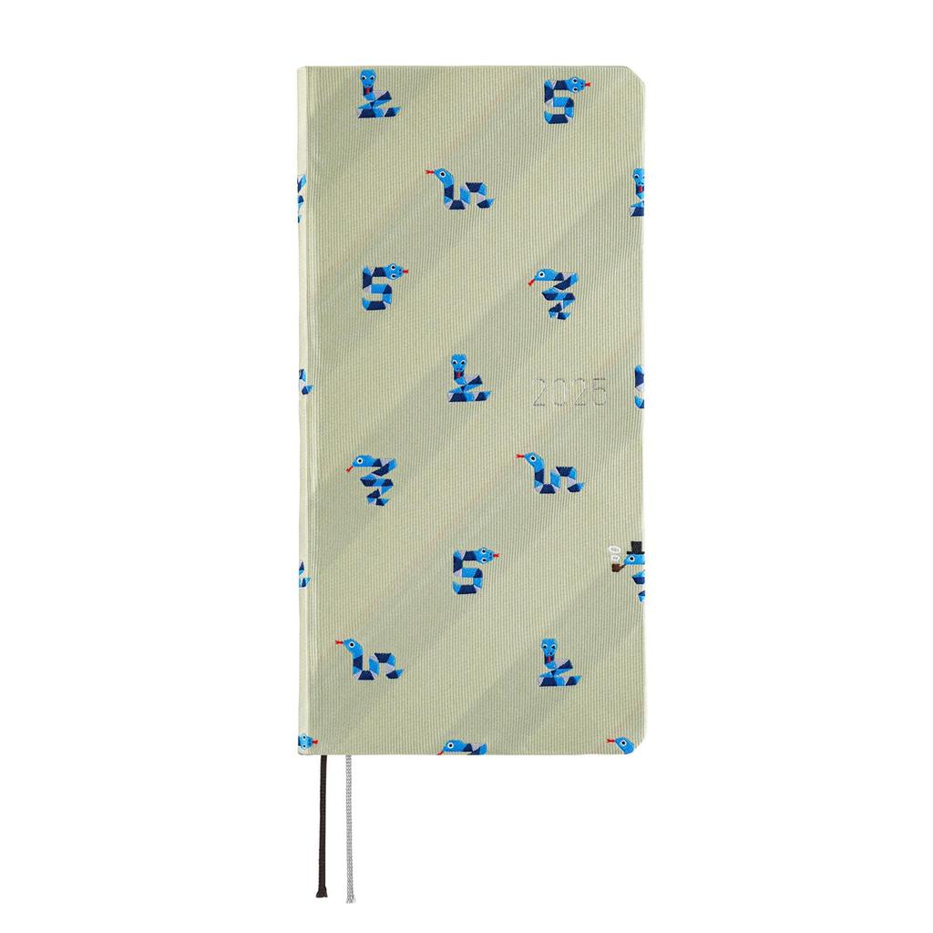 Hobonichi Techo 2025 weeks Tie Toy January start Weekly planner Weekly left Slim vertical & Chief/Snake