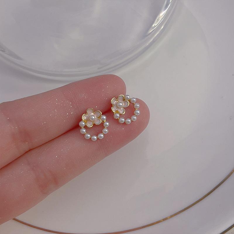 Cercei Ciucuri Floare Golă Acul de Argint Modă Personalitate Vânt Rece Cercei Lungi Temperament Cercei Avansați