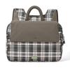 Borsa a tracolla a righe fresca e cool con chiusura per studenti - Borsa a sacco portatile per l'uso del computer