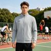 Under Armour Casual Minimalist Versatile Business Fashion Sports Fitness Travel Zip Jacket Unisex jackets Medium-Gray 26500405-011