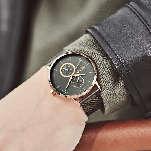 

[JULIUS] JULIUS Men s Multi-Circle Metal Watch JAH-105 JAH-105C
