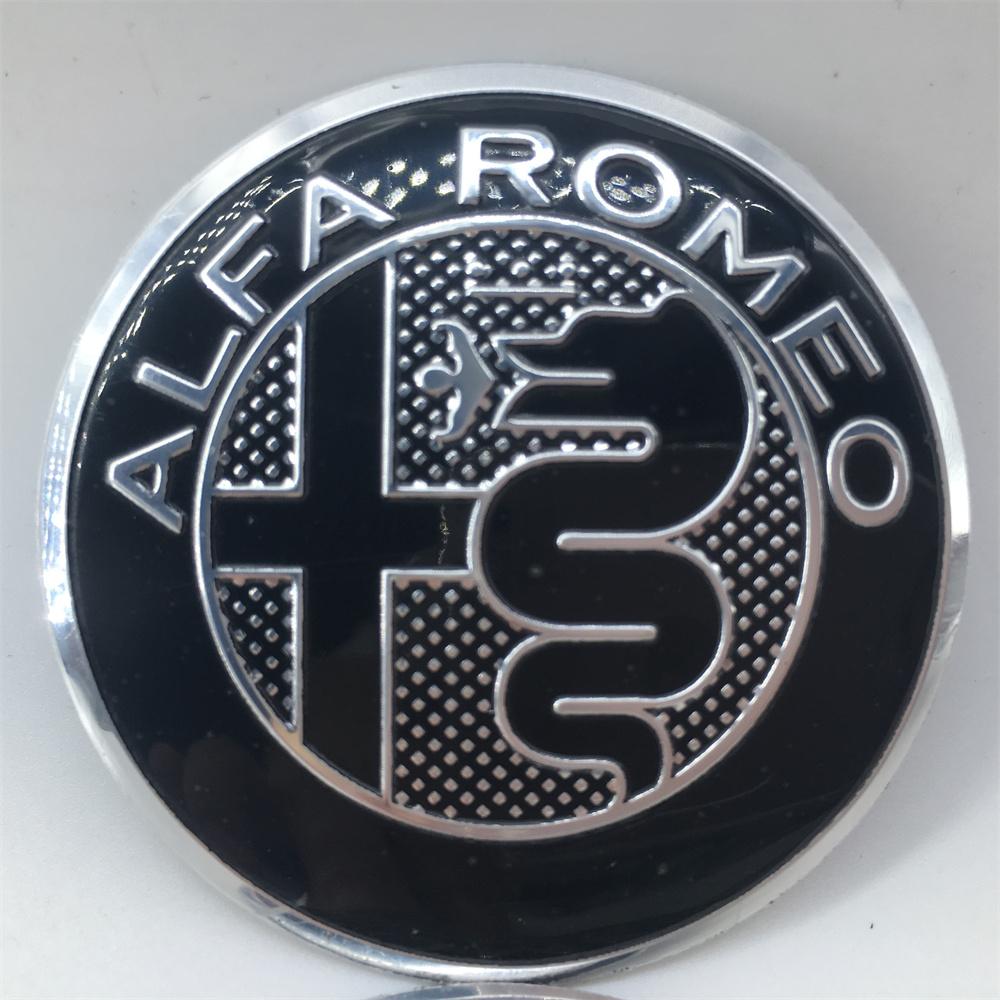 Pro Alfa Romeo 2026 Horká nálepka 1ks 40mm 50mm 56mm 74mm Pro Alfa Romeo Giulietta GT 147 156 Kryty/Středový znak přední mřížky auta