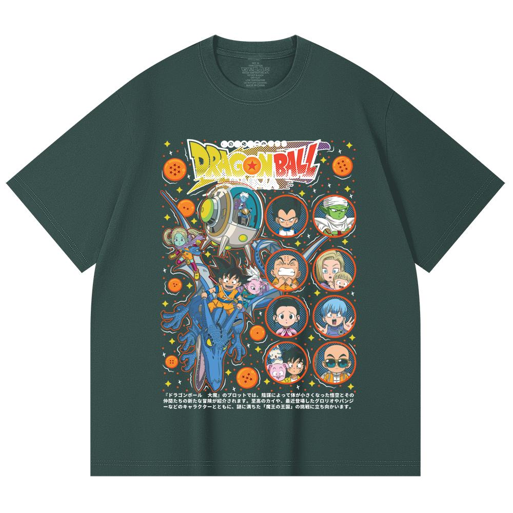 230 Gsm 100% Cotton Dragon Ball V31 Daima Print Unisex Heavy Cotton T Shirt