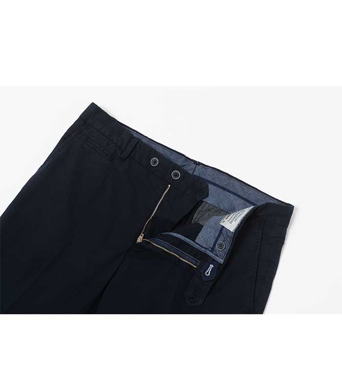 BLACKBROWN Garment-Dyed Cotton Pants [Navy]